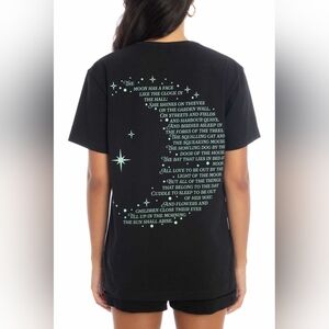 Blackmilk The Moon Poem Boyfriend Tee